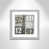 Silver Flat Framed