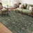 Vintage Boho Area Rug - Washable Non Slip Low Pile Rug-887442861-887442870