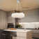 Modern Feather Pendant Light Ceiling Mounted Lighting Fixture