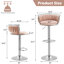 Christal Height Adjustable Swivel Bar Stool-1737403382-1737403368