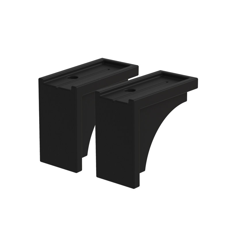 Nantucket Planter Bracket Plant Stand, Black