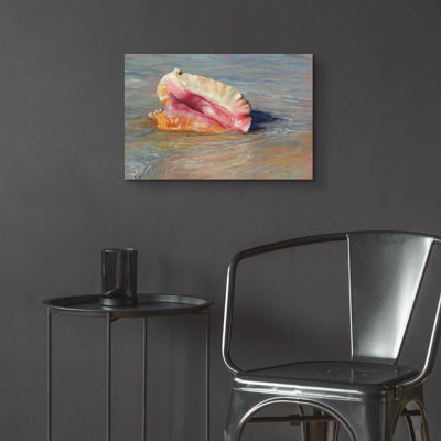 «Conch Shell2» par David Stribble, art mural en verre acrylique