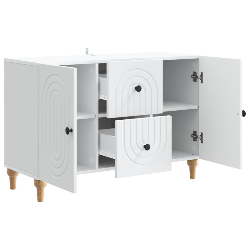 Engineered Wood Rectangle Accent Chest
