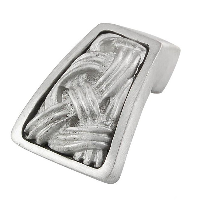 Sanzio Finger Pull, Satin Nickel