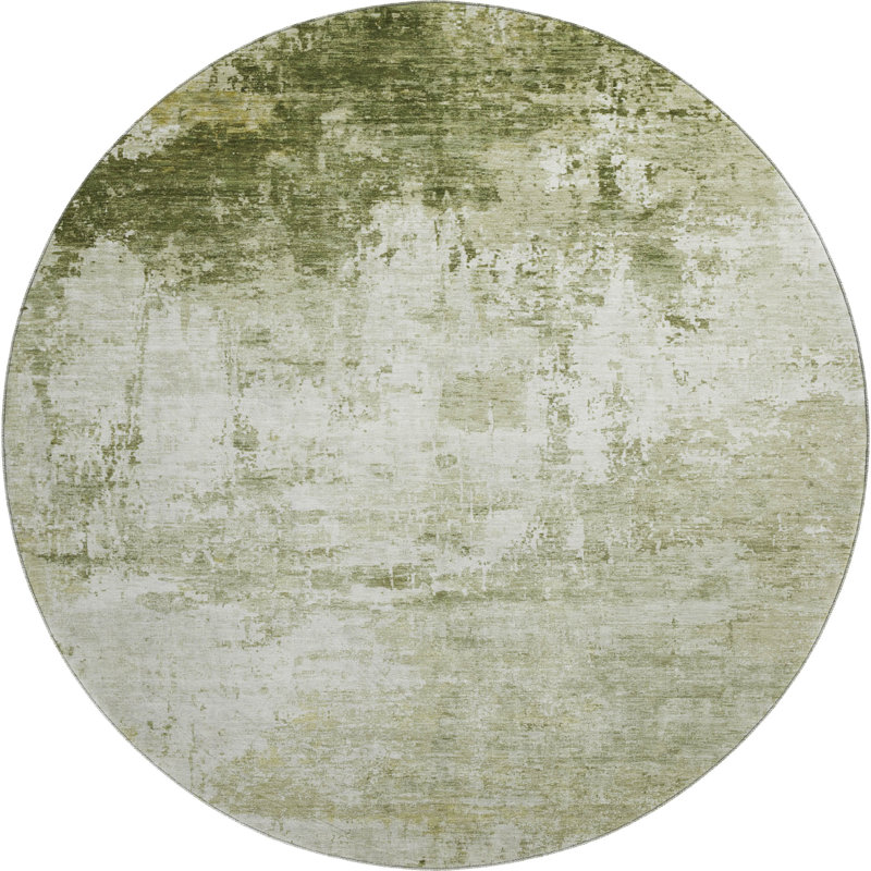 Premium Machine Washable Verlin AMF1766 Modern Rug, Round 8'