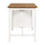 Ensemble de table de salle à manger rustique blanc avec rangement