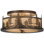 Rustic Lodge 2 - Light Outdoor Semi Flush Mount