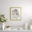 Bessler Study Neutral 2' Framed Graphic Art Print on Glass