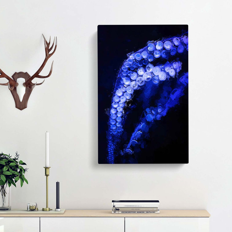 Octopus Tentacles - Wrapped Canvas Painting, 60cm H x 40cm W x 3cm D