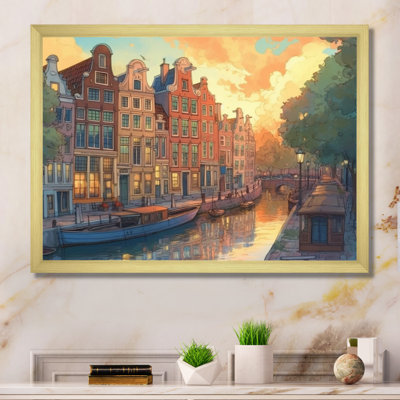 Peaceful Amsterdam I, reproduction d'art sur toile