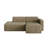 Berlare 2 - Piece Compression Upholstered Boneless Corduroy L-Shaped Modular Sectional Sofa Set – Fully Compressed, No Assembly Required-480882444-481251880