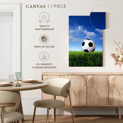 Ballon de soccer Sireci sur gazon