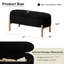 Banc de rangement rembourré avec pieds en bois-847793431