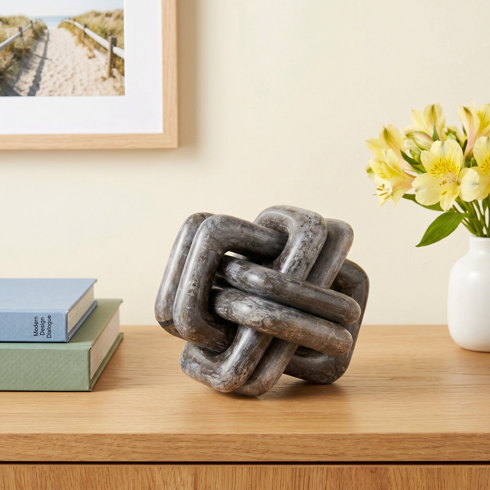 Sierra Genuine Marble Knot Sculpture