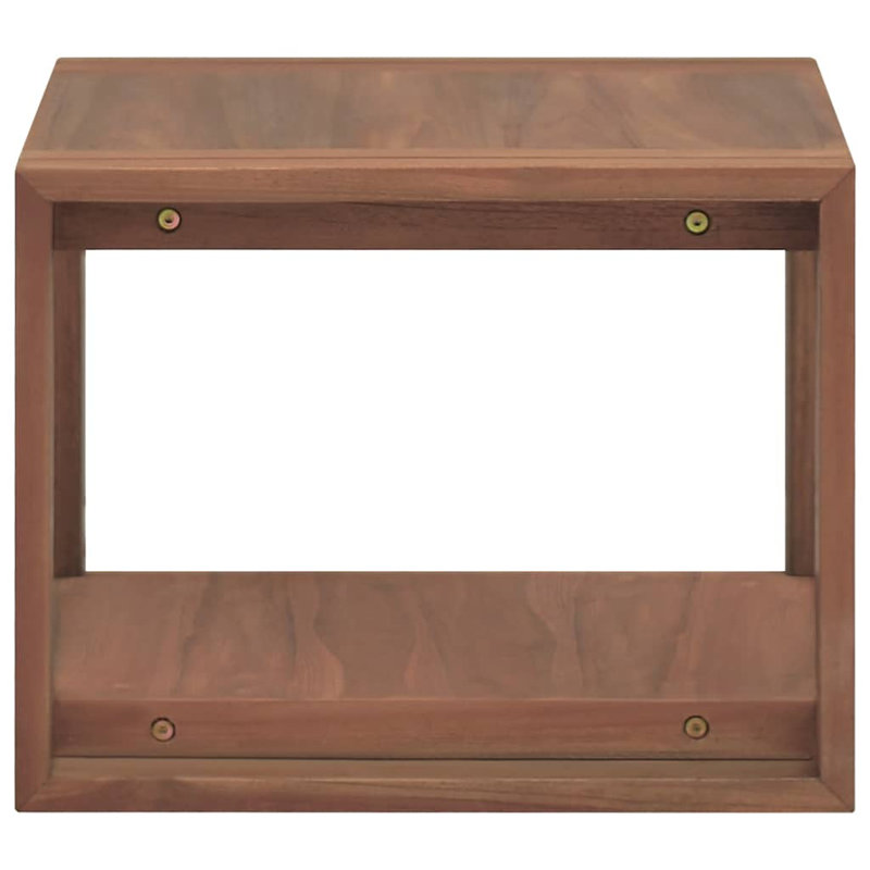Tondreau Solid Wood Bathroom Shelves, Brown
