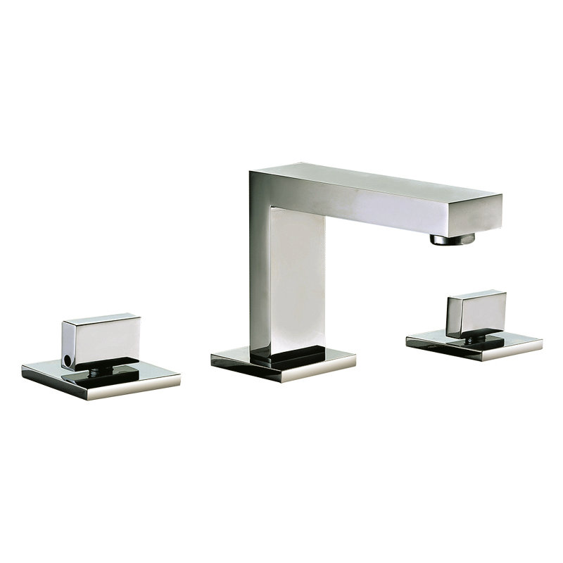 Widespread 2-handle Bathroom Faucet, Brushed Nickel