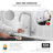 Single Handle Brushed Stainless Steel Pull Down Touchless Kitchen Faucet-111657746