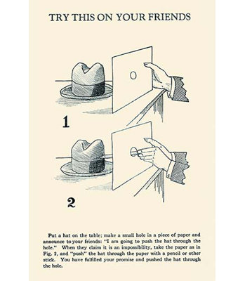 " Try This On Your Friends " by Harry Houdini