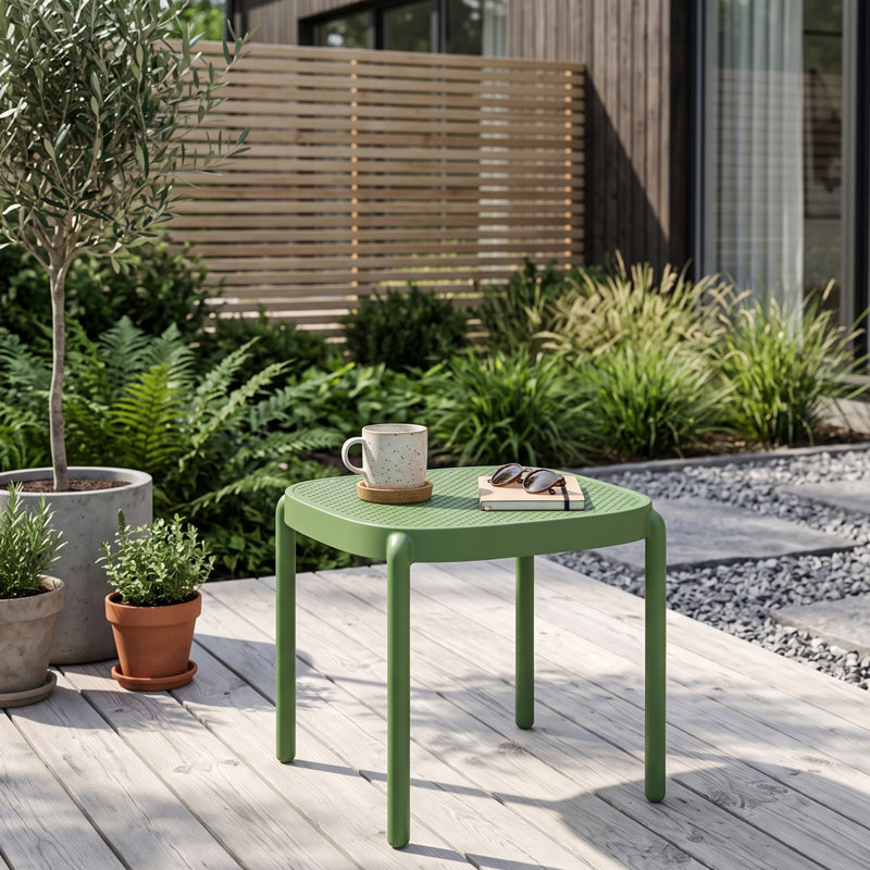 ORLA Side Table Taupe, Green