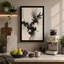 Gestural Ink Meditation Japandi - Wrapped Canvas-1897791458-1897791463