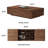 47.2" To 81.8" Expandable Coffee Table With Hidden Storage Cubbies, Modern Sliding Wood Center Table