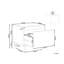 Niem 45cm W Manufactured Wood Bedside Table