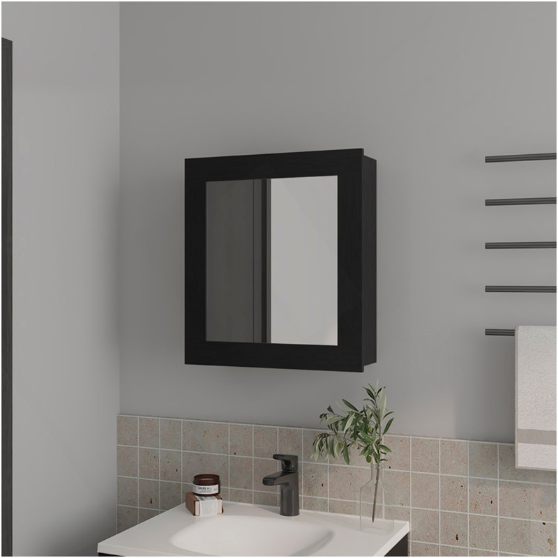 Pharmacie Hailey, salle de bain, noir, Noir