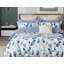 Ensemble d'édredon réversible 100% coton Elora Blue Canterbury Bells-127957323
