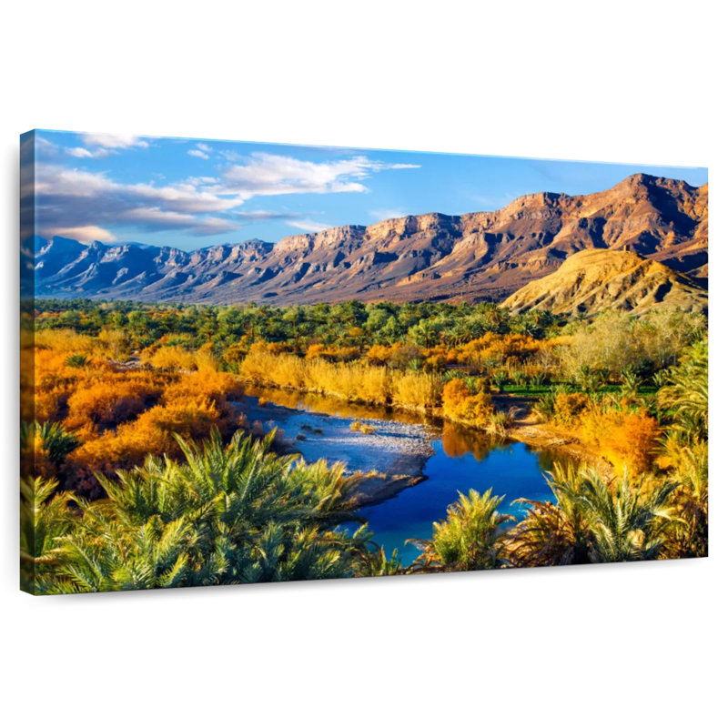Oasis de montagne marocaine Alvord, H 24 po x l 36 po