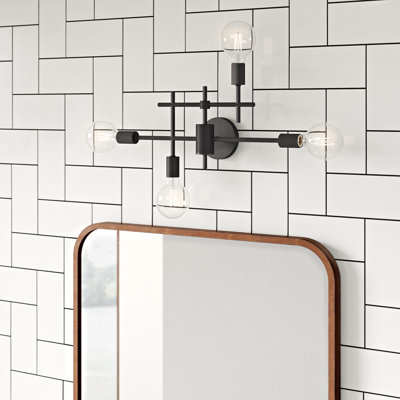 Cusack 4-Light Dimmable Vanity Light