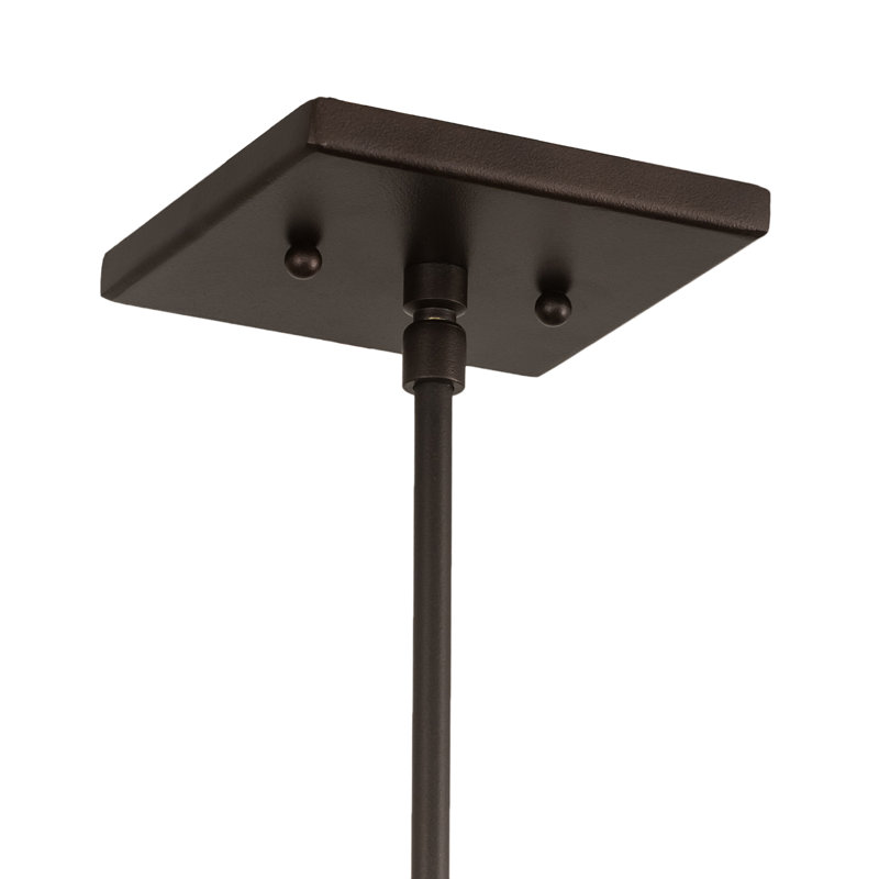 Luminaire suspendu géométrique 1 lumières simple Yeates, H 60 po x l 17 po x P 17 po