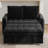 49" Modern Convertible Sleeper Loveseat with Pull-Out Bed, Adjustable Backrest & Side Storage Pockets-131377371