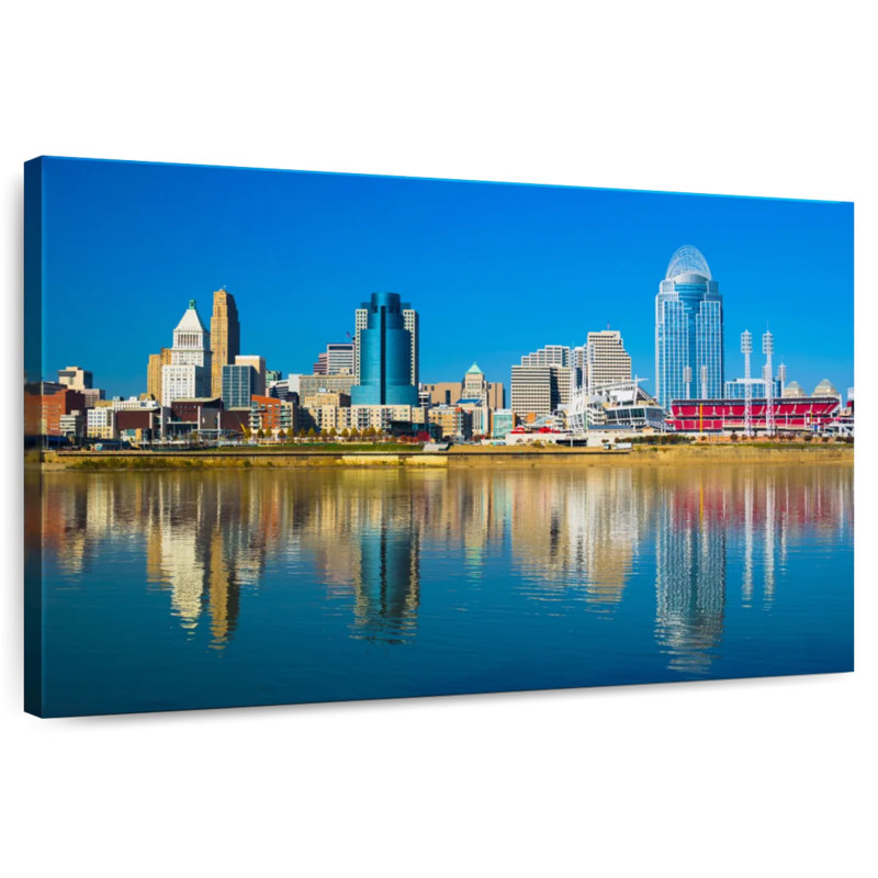 Rorry Cincinnati Riverfront, 24" H x 36" W