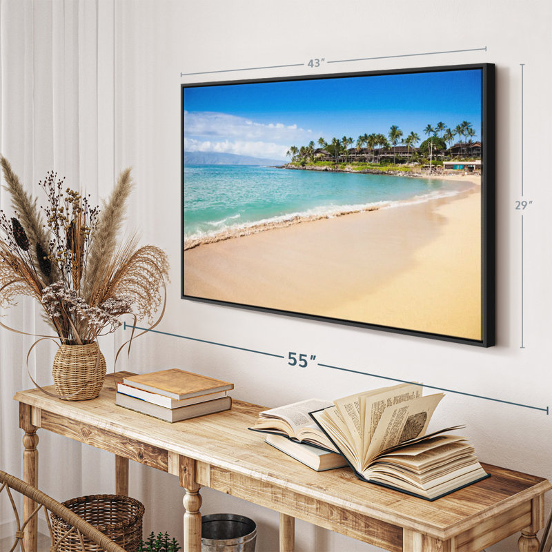 Impression sur toile Napili Bay Paradise, H 29 po x l 43 po