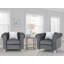 Ensemble de 2 chaises en velours Latonya-10633568