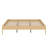 Classic Wood Platform Bed Frame with Wood Slat Metal Support-590430838-590430834