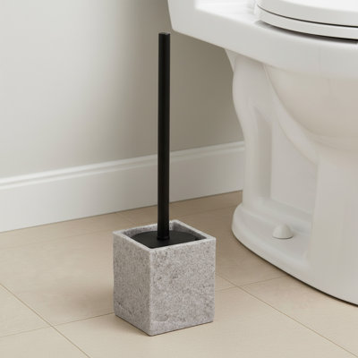 Evideco Resin Toilet Brush And Holder