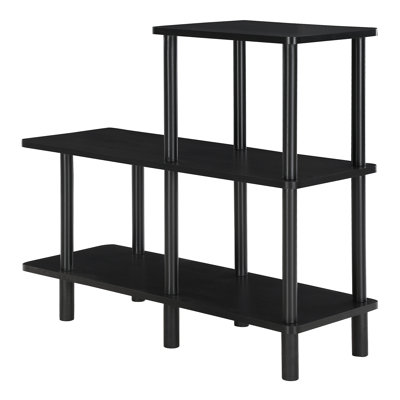 Dulcia 71cm H x 80cm W Plastic Step Bookcase