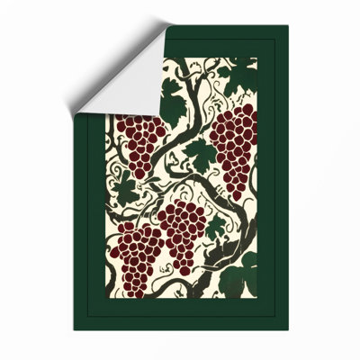 Grape Harvest Botanical - Framed Print