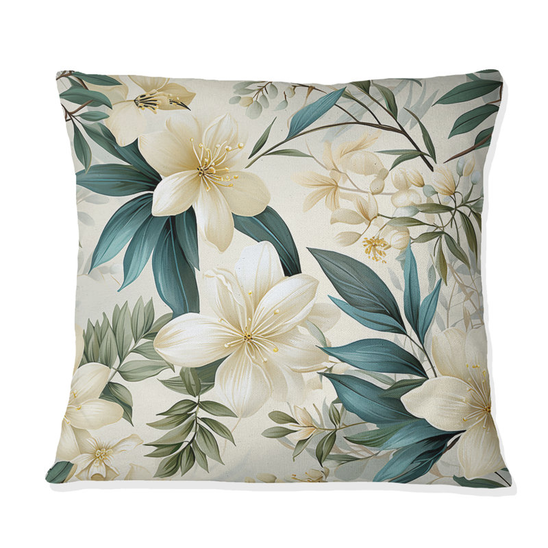 Coussin Serene Botanics, H 16 po x l 16 po
