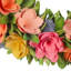 Couronne florale 18 po