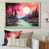 Impression dorée sur toile encadrée