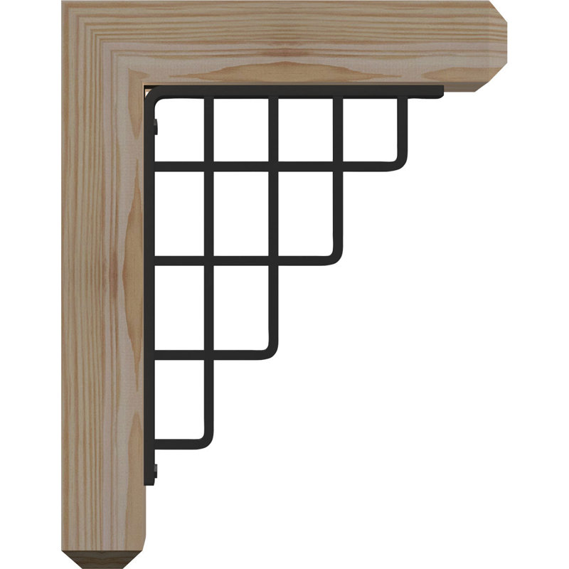 Support de fer lisse Douglas Craftsman, sapin Douglas (l 3 1/2 po x P 15 1/2 po x H 18 po), H 18 po x P 15 1/2 po