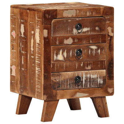 Bedside Cabinet 2 Pcs 37X32x50 Cm Solid Wood