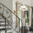 62"H Flodie Aged Silver-Finish Metal Floor Lamp