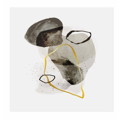 Abstrait Infinite Balance III, reproduction d'art moderne sans cadre Mid-Century
