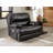 Gweneva Faux Leather and Top Grain Leather Power Recliner