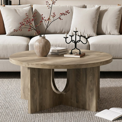 Table basse de salon ronde 31,5 po Arvyn