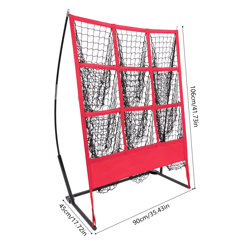 OUKANING Indoor and Outdoor Baseball Throwing Practice Net