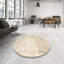 Tapis de zone beige/crème contemporaine-843673085